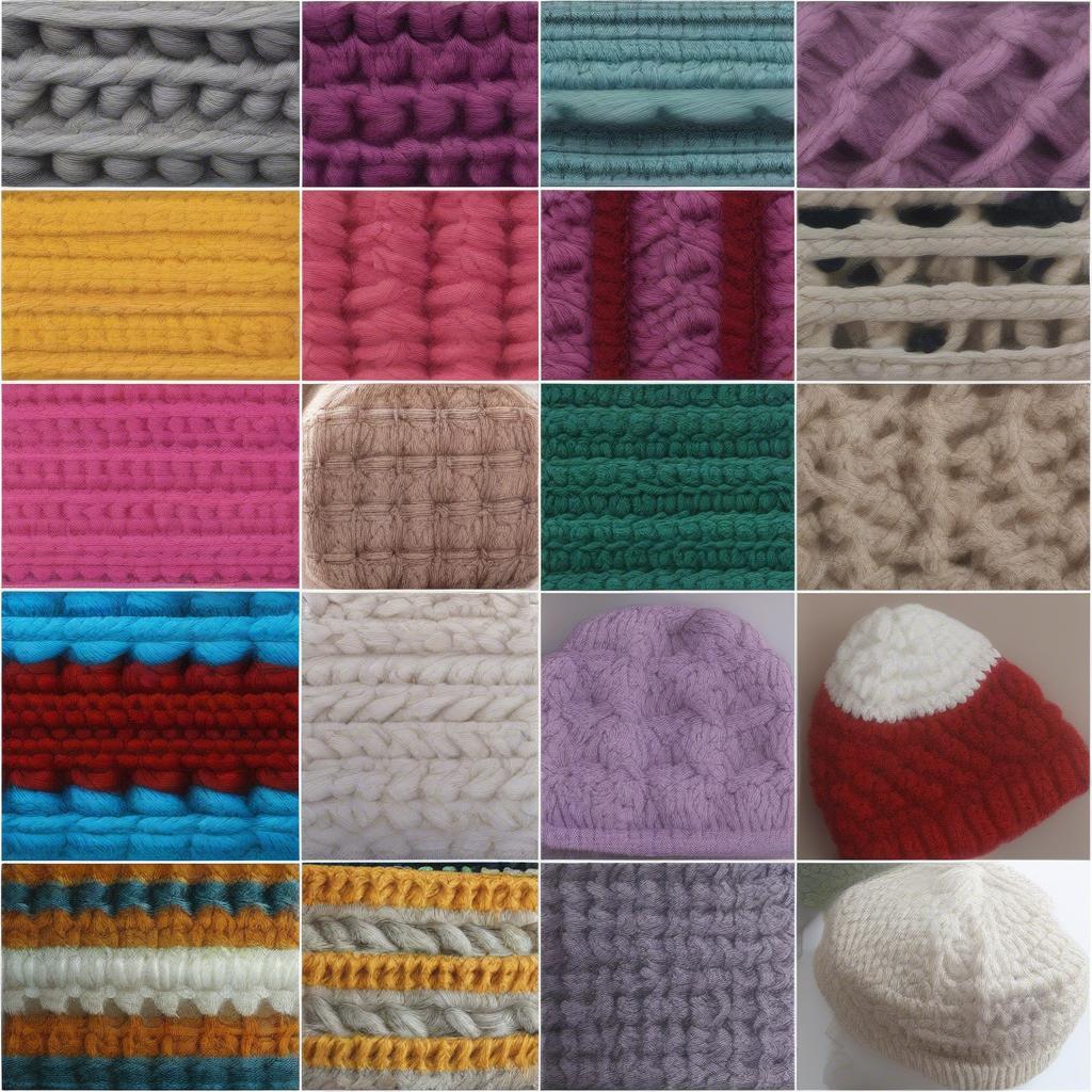 Different Crochet Stitches for Hats