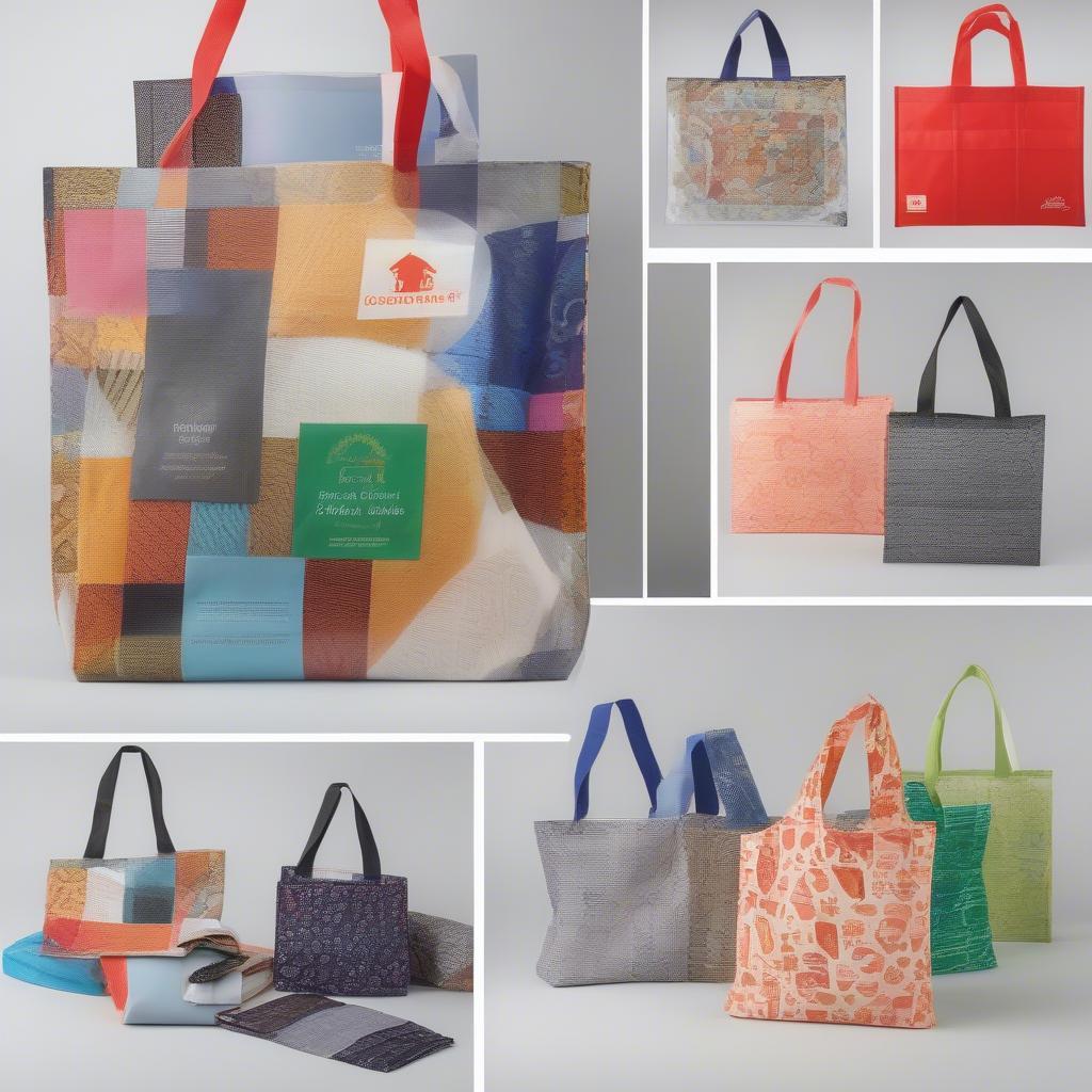 Variety of Non Woven Reusable Bag Styles