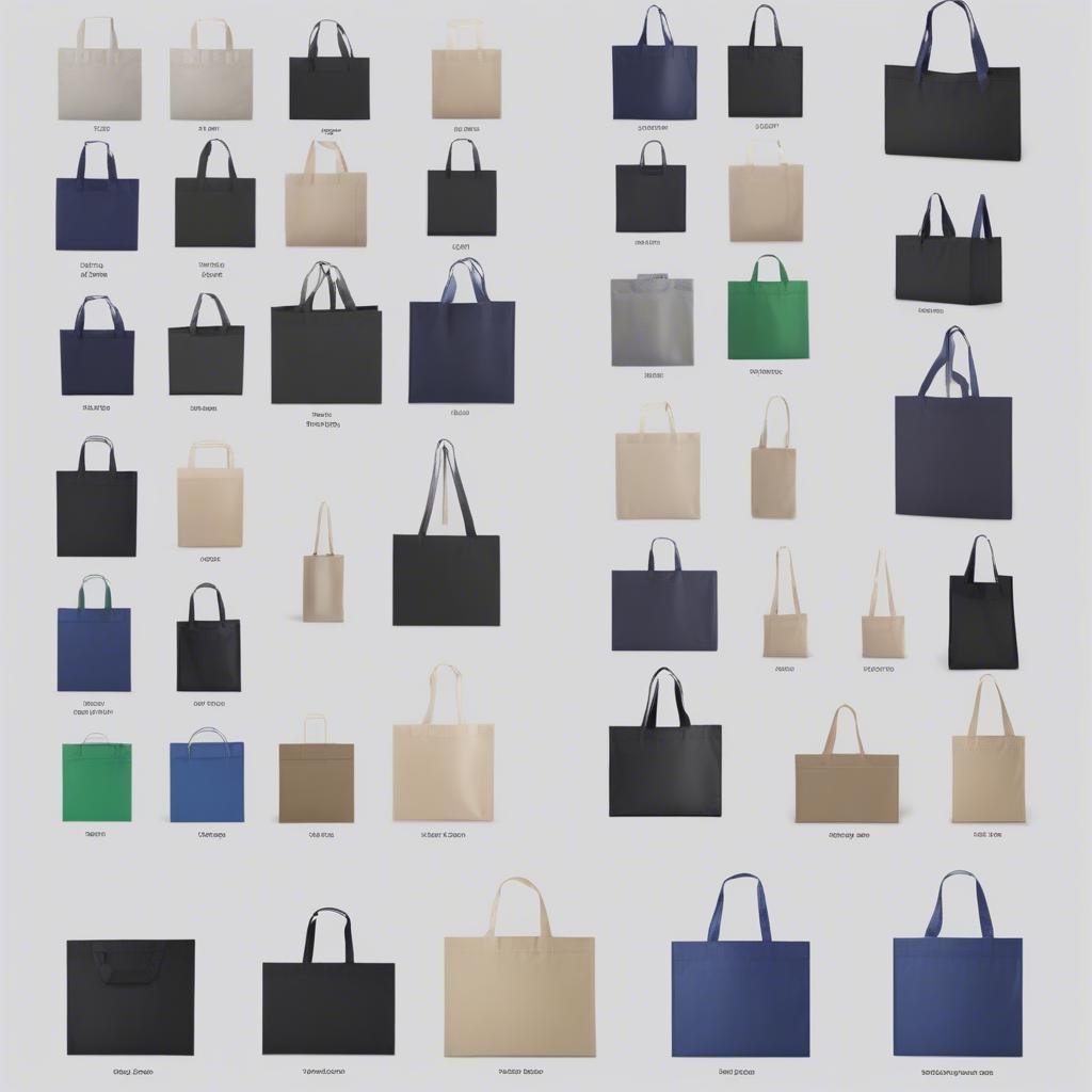 Various Styles of China Plain Non-woven Bags