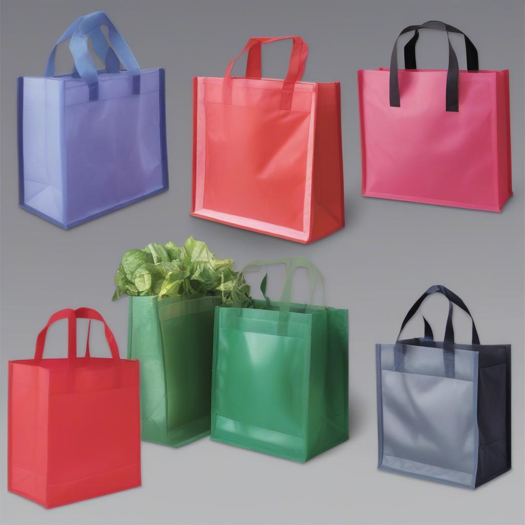 Different Styles of Non Woven Box Type Bags