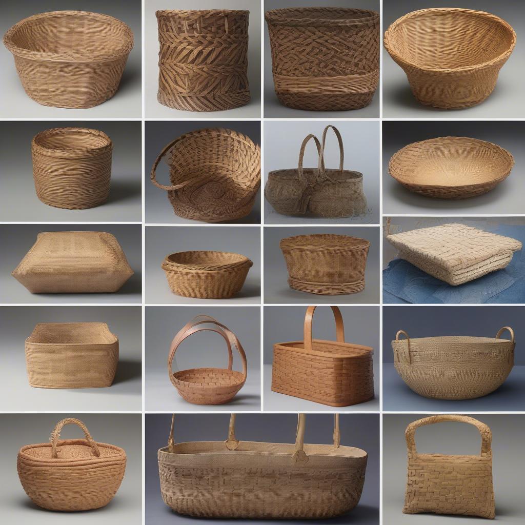 Different Oak Basket Weaving Patterns