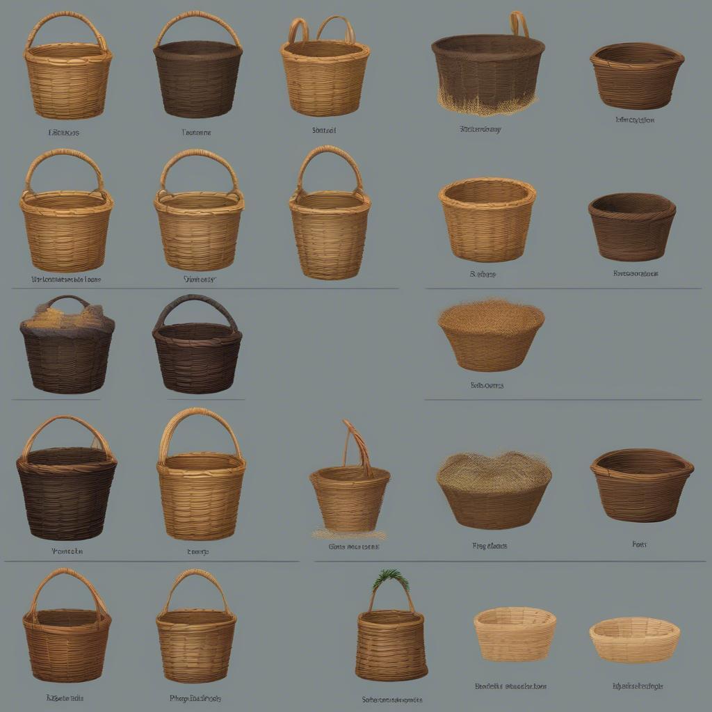 Variety of OSRS Baskets