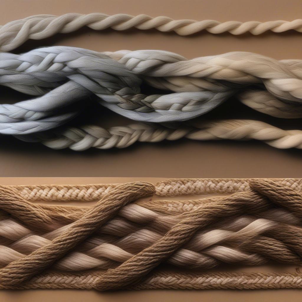 Different Plaiting Styles in Basket Weaving: Examples of Three-Strand, Four-Strand, and Twining Techniques