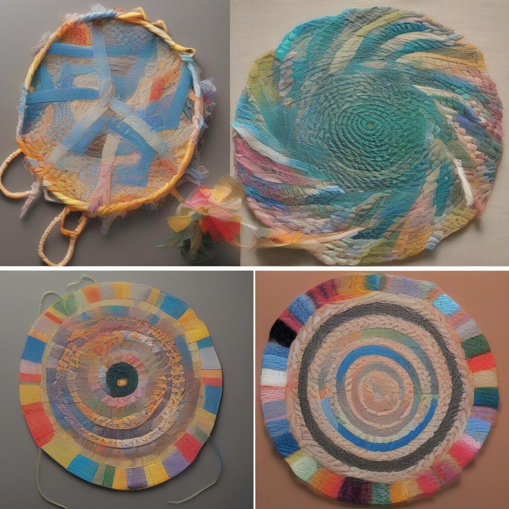 Different Plastic Bag Mat Weaving Techniques