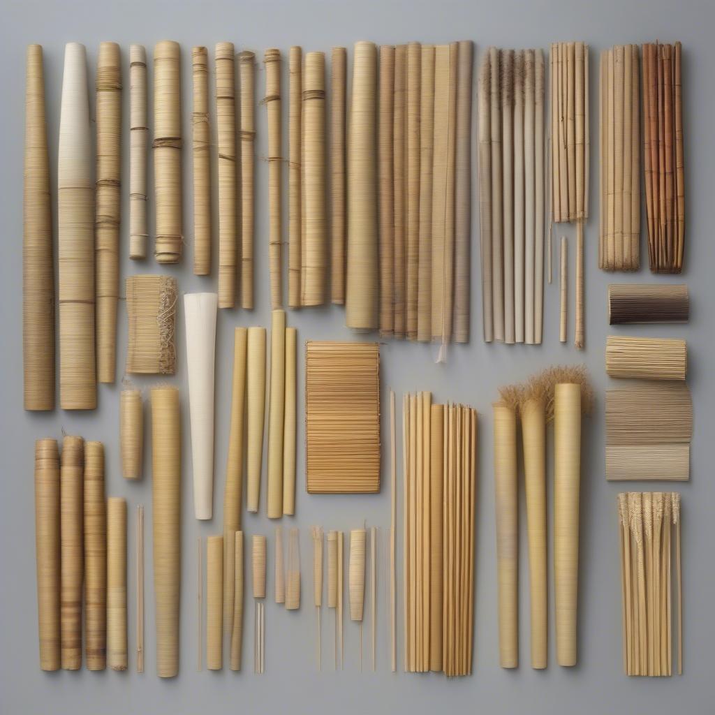 Different Reed Types for Basket Weaving