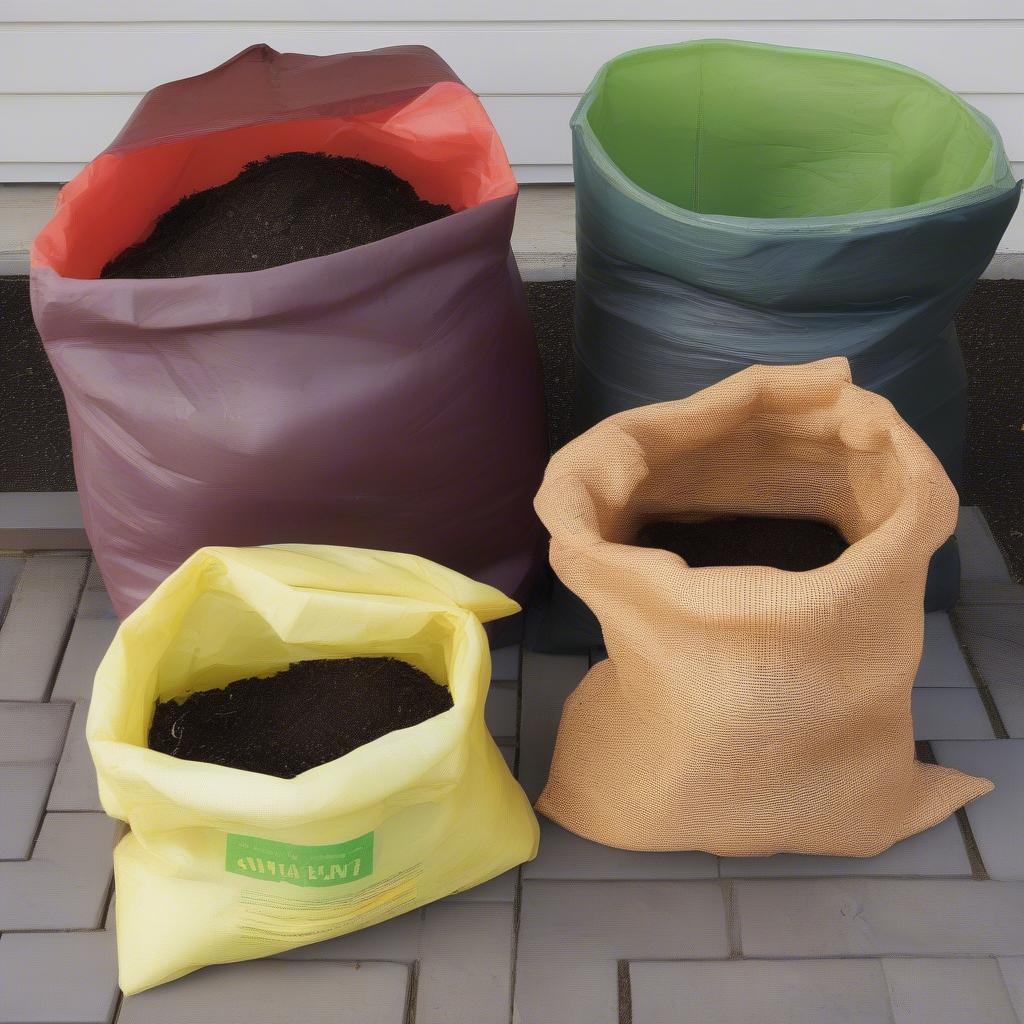 Different Sizes of Woven Poly Bags for Composting