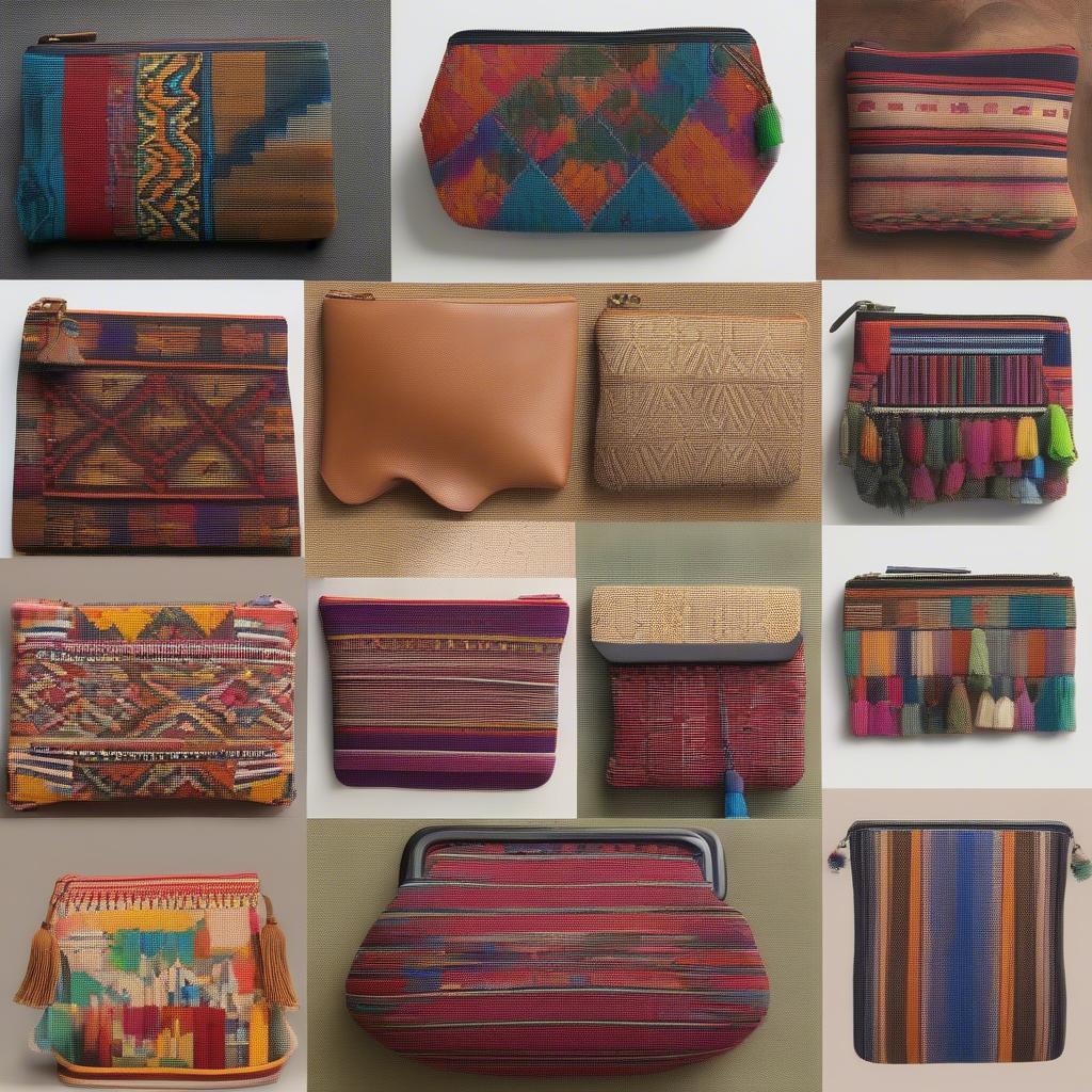 Different Styles of South American Woven Clutches