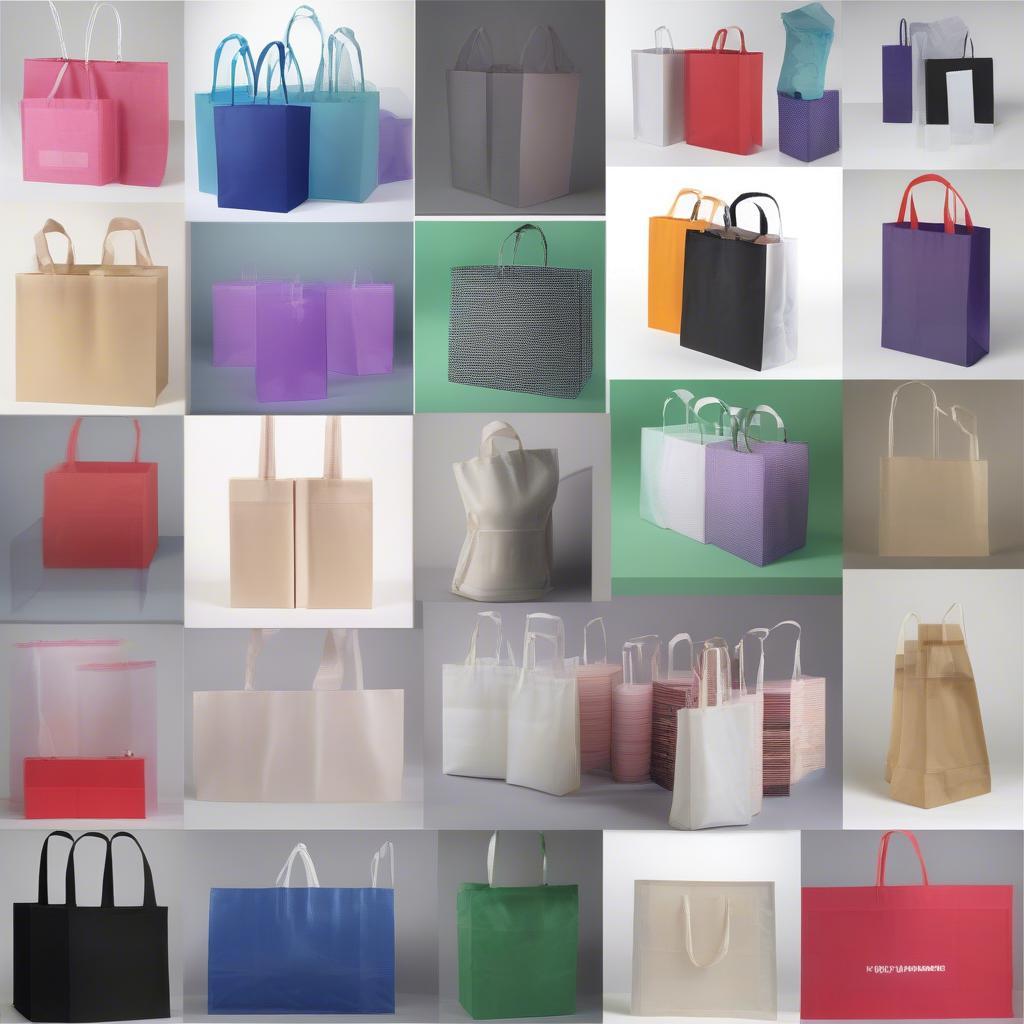 Different Styles of U Cut Non Woven Bags