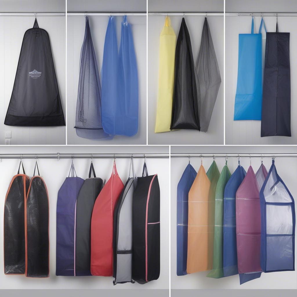 Various Types of Long Non-Woven Garment Bags