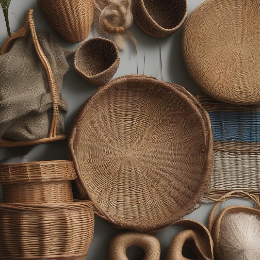 Different Types of Basket Weaving Materials