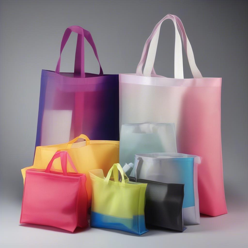 Various Types of Non-Woven Bags Produced by the Machine