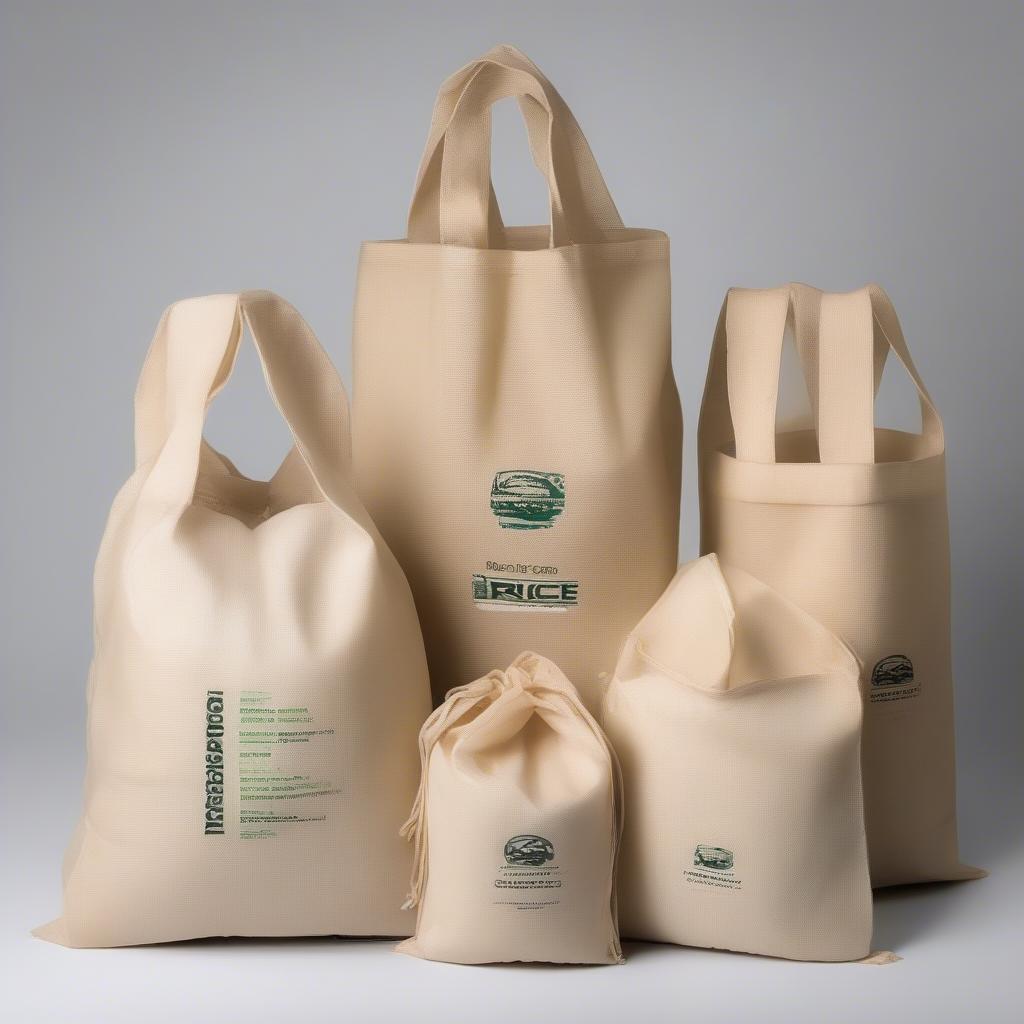 Variety of Non-Woven Rice Bags