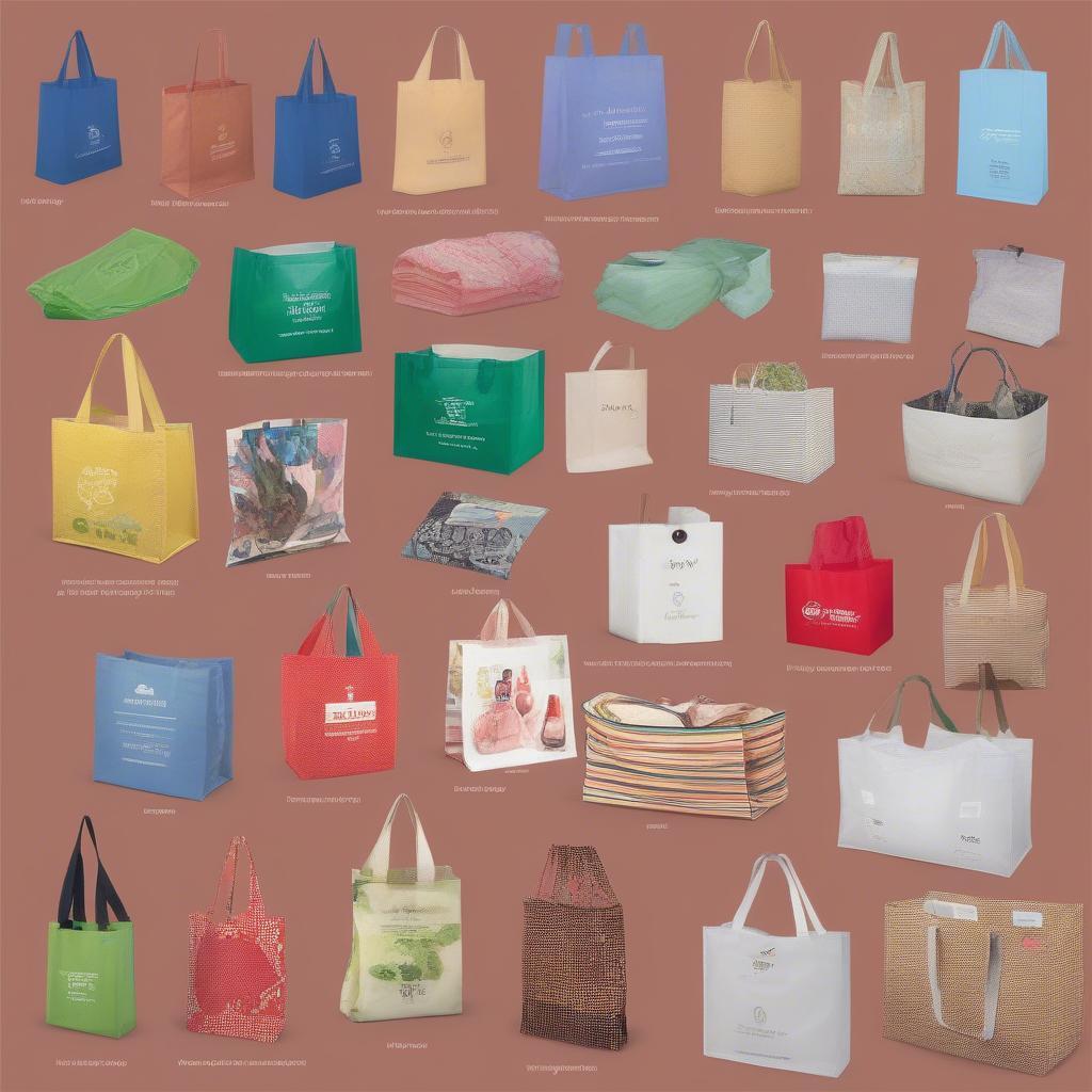 Different Types of Reusable PP Woven Bags