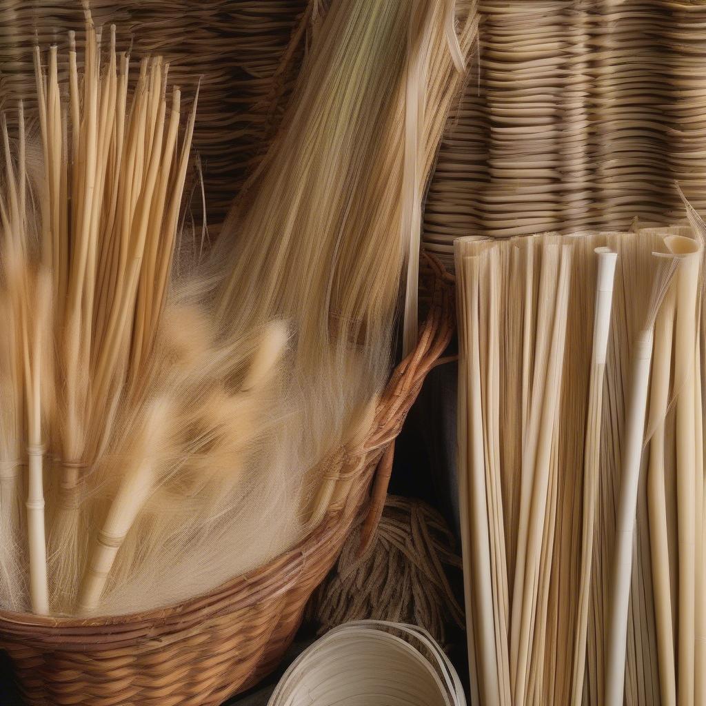 Different Types of Weaving Reeds for Basketry