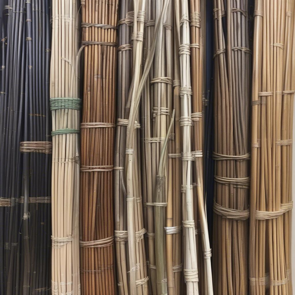 Different Willow Varieties for Basket Weaving