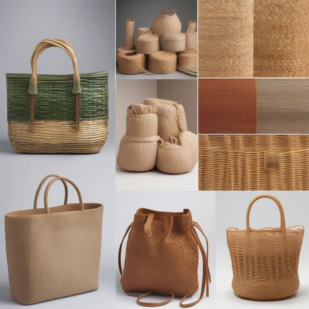 Different Woven Bag Materials: Rattan, Wicker, and More