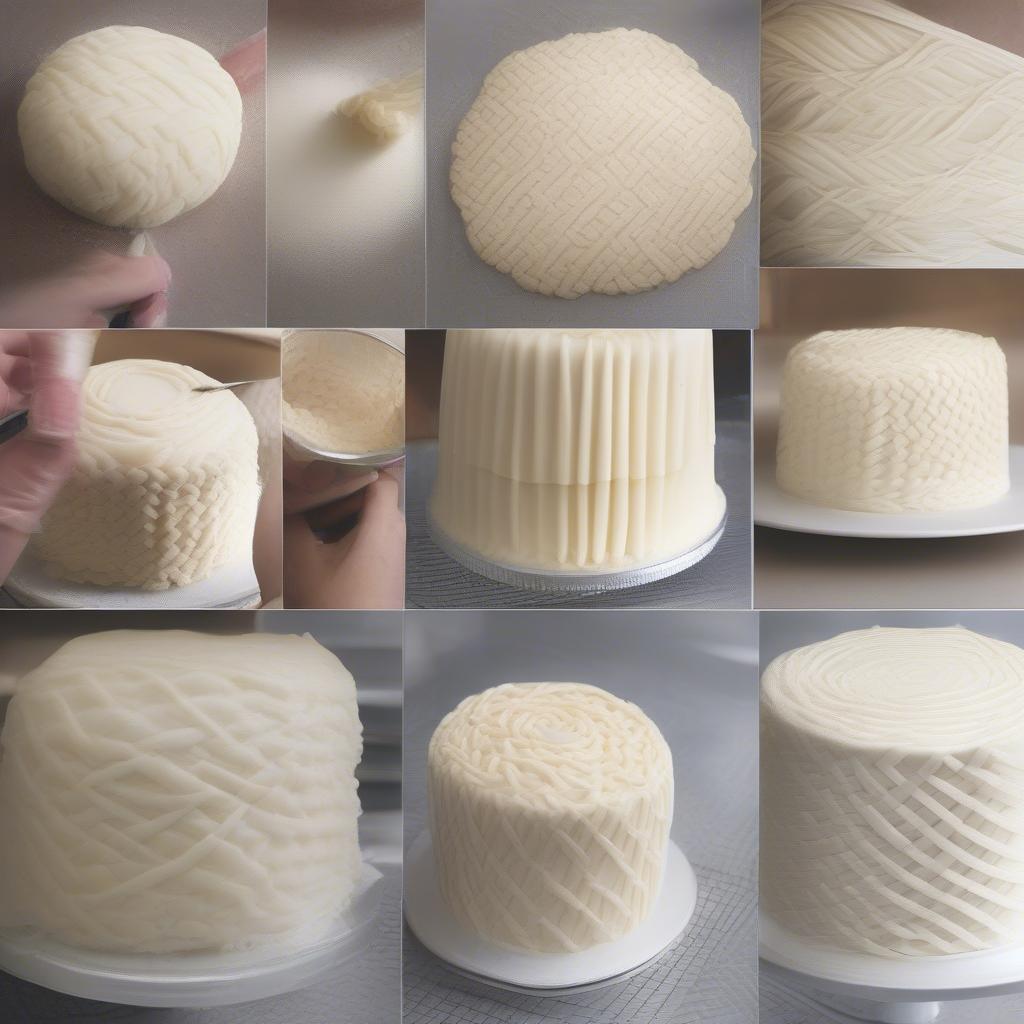 DIY Basket Weave Cake Tutorial