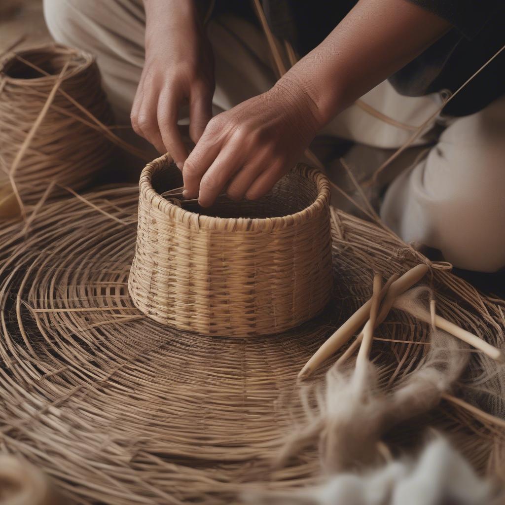 DIY Basket Weaving with Natural Materials