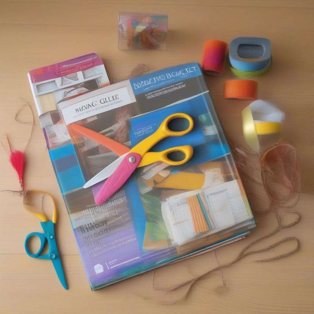 DIY Magazine Basket Weaving Supplies