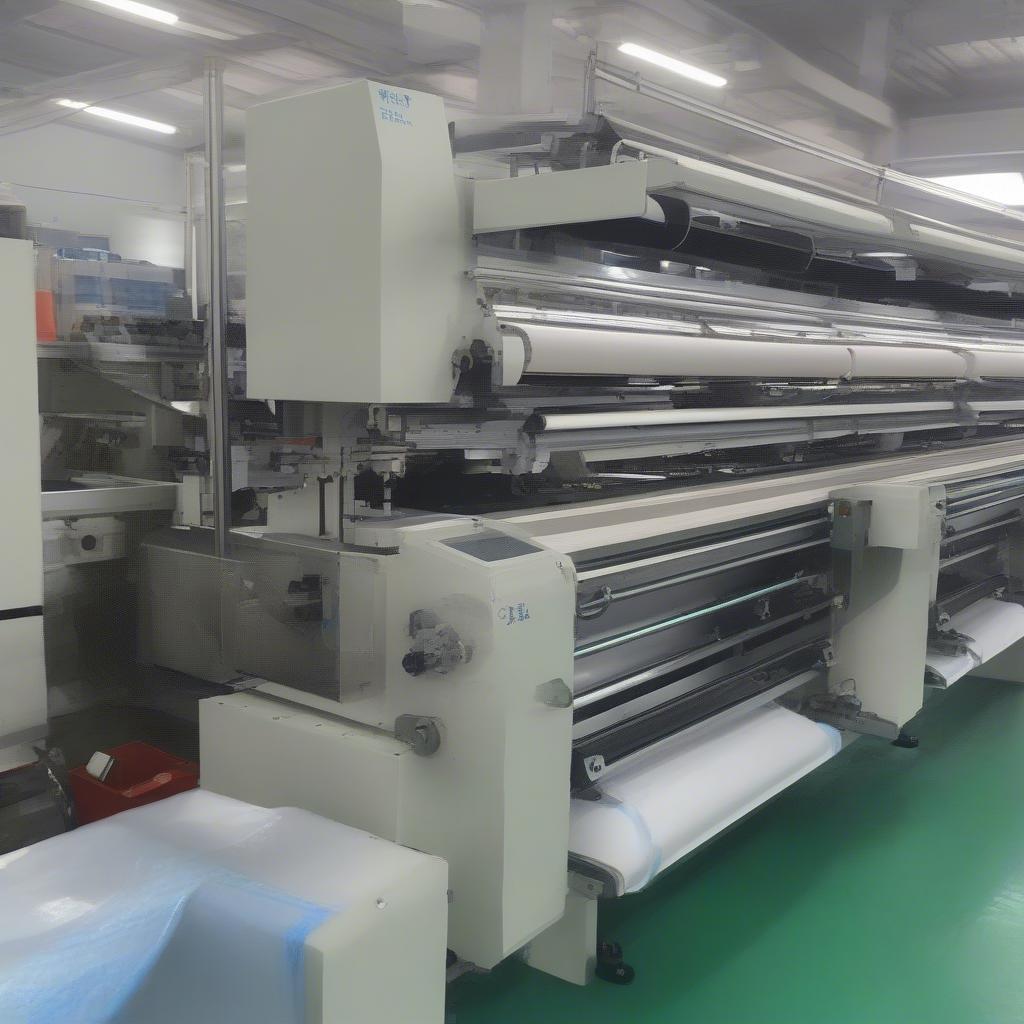 Dongguan Non Woven Bag Making Machine in Operation