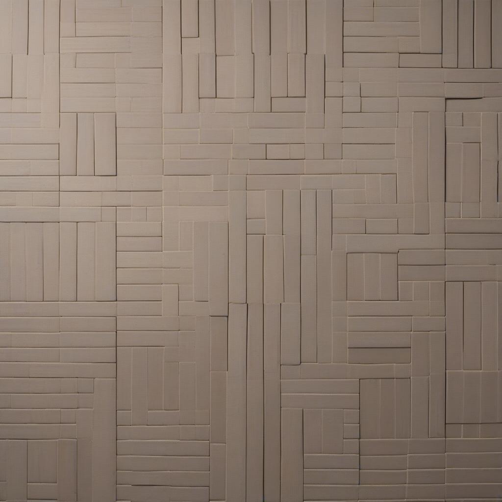 Dry Layout of Basket Weave Tiles