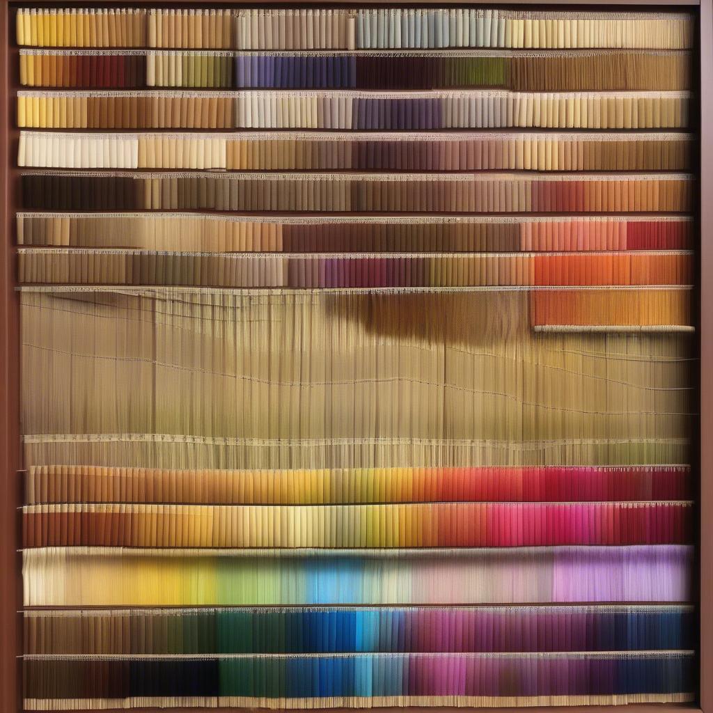 Dyed Reed Color Chart