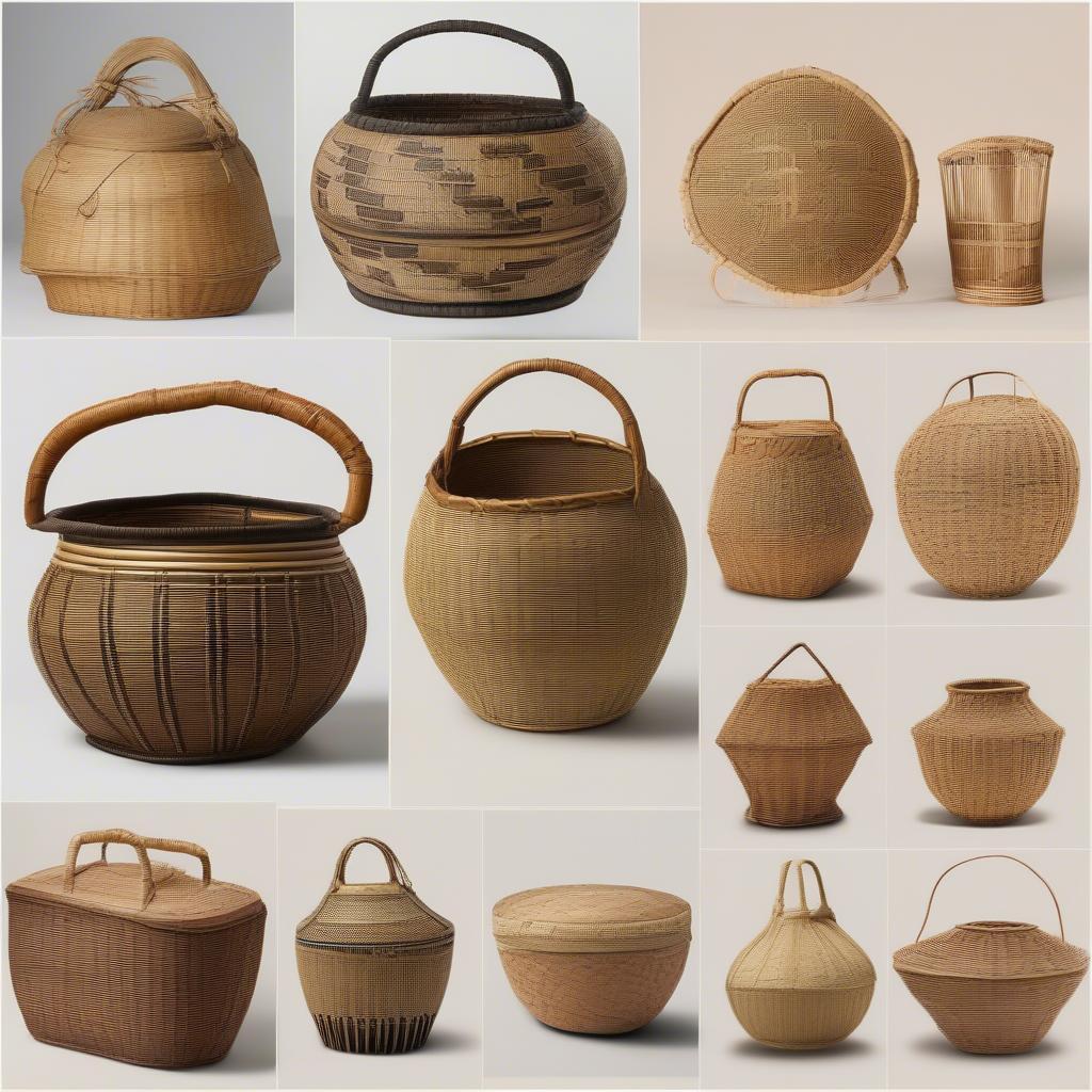 Early examples of Chinese basket weaving