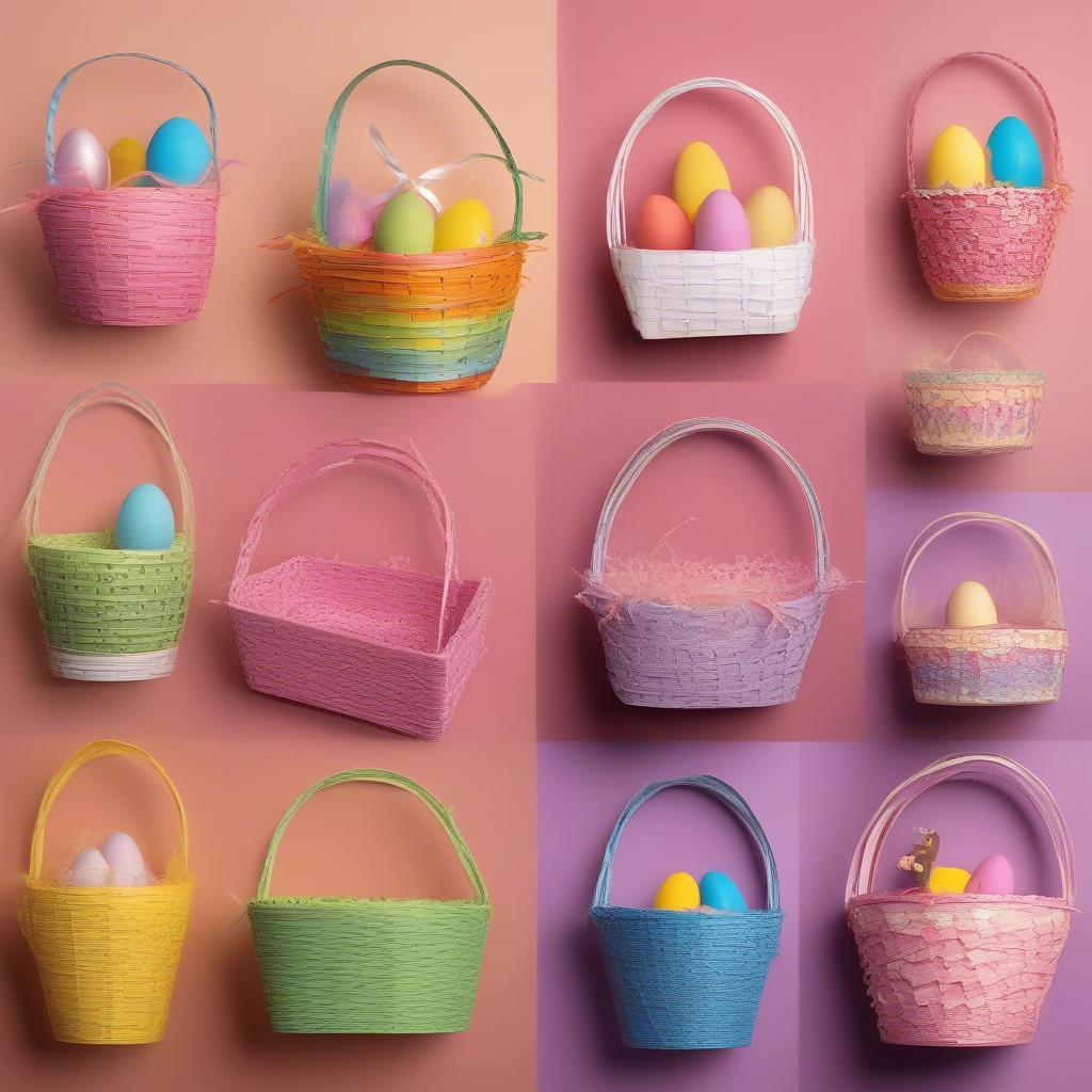 Easter Basket Paper Weaving: Creative Designs and Patterns