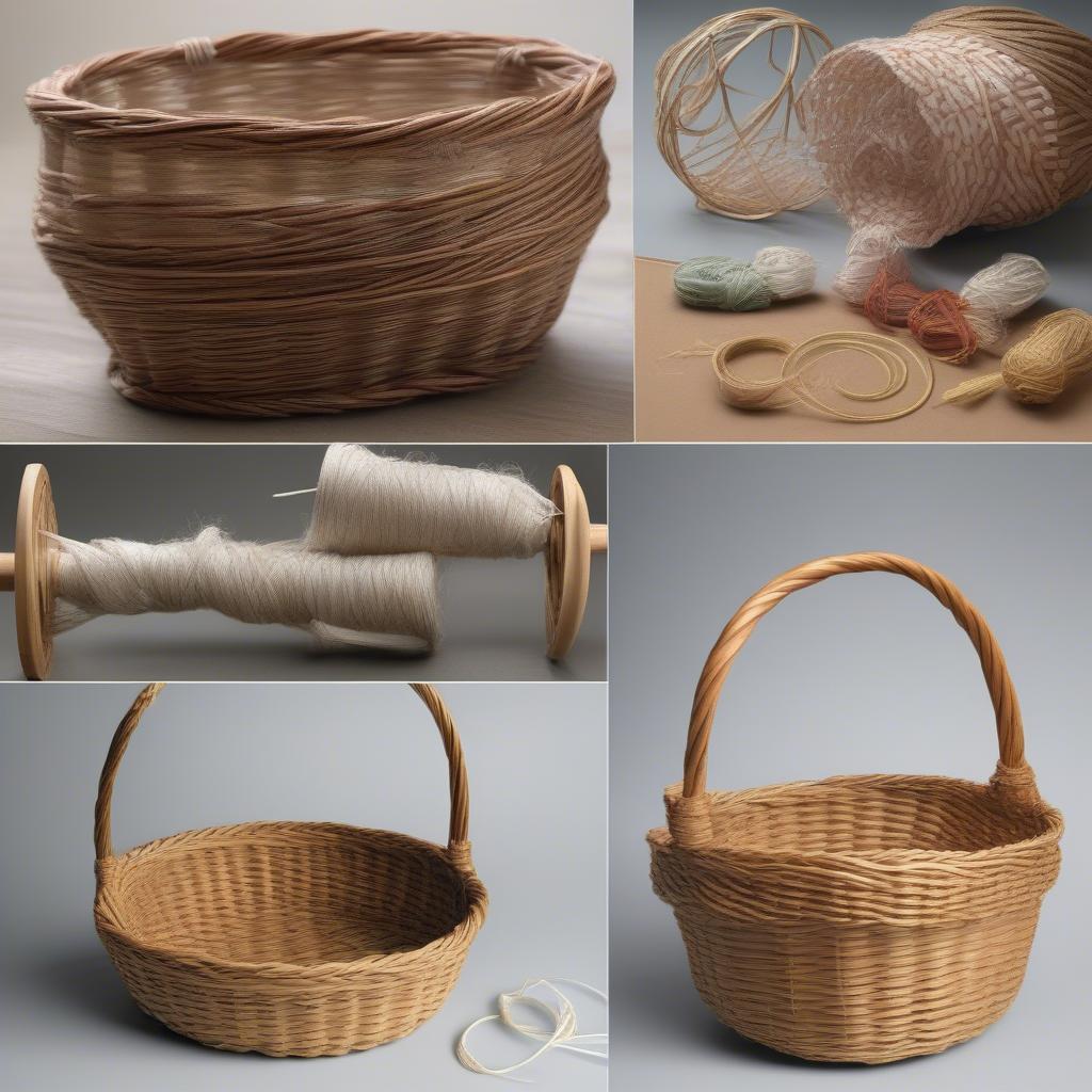 Different Weaving Techniques for Easter Baskets