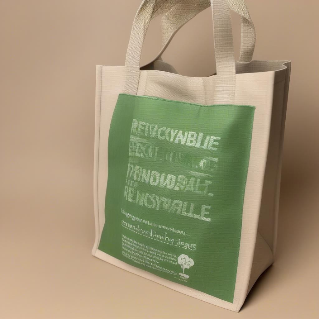 Eco-Friendly Custom Non-Woven Die Cut Bags