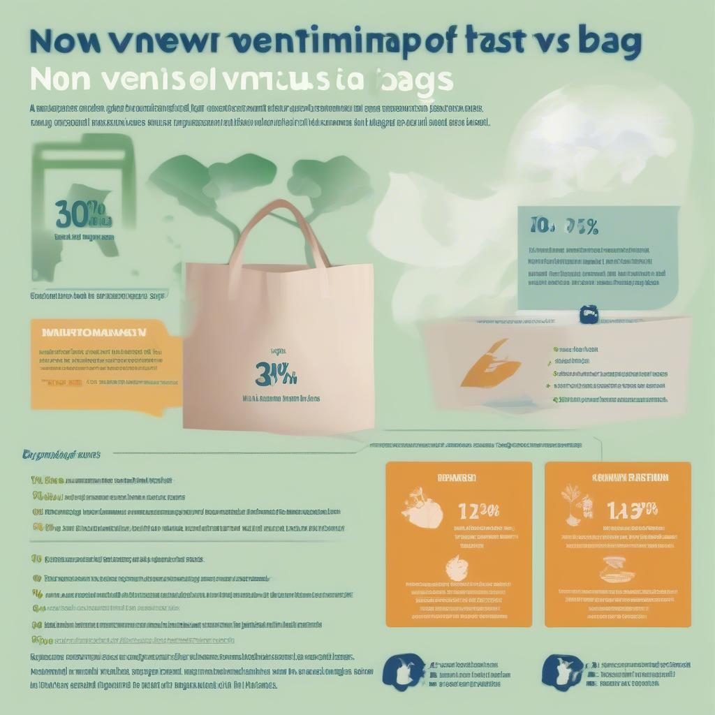 Environmental benefits of using non-woven bags compared to plastic.