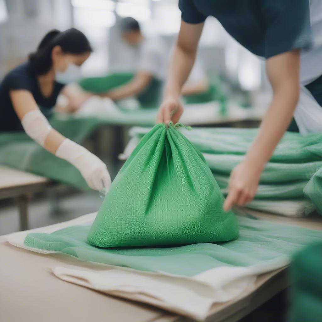 Eco-Friendly Non-Woven Bag Production