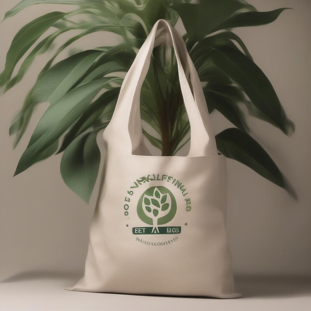 Eco-friendly non-woven shopping bags made from recycled materials