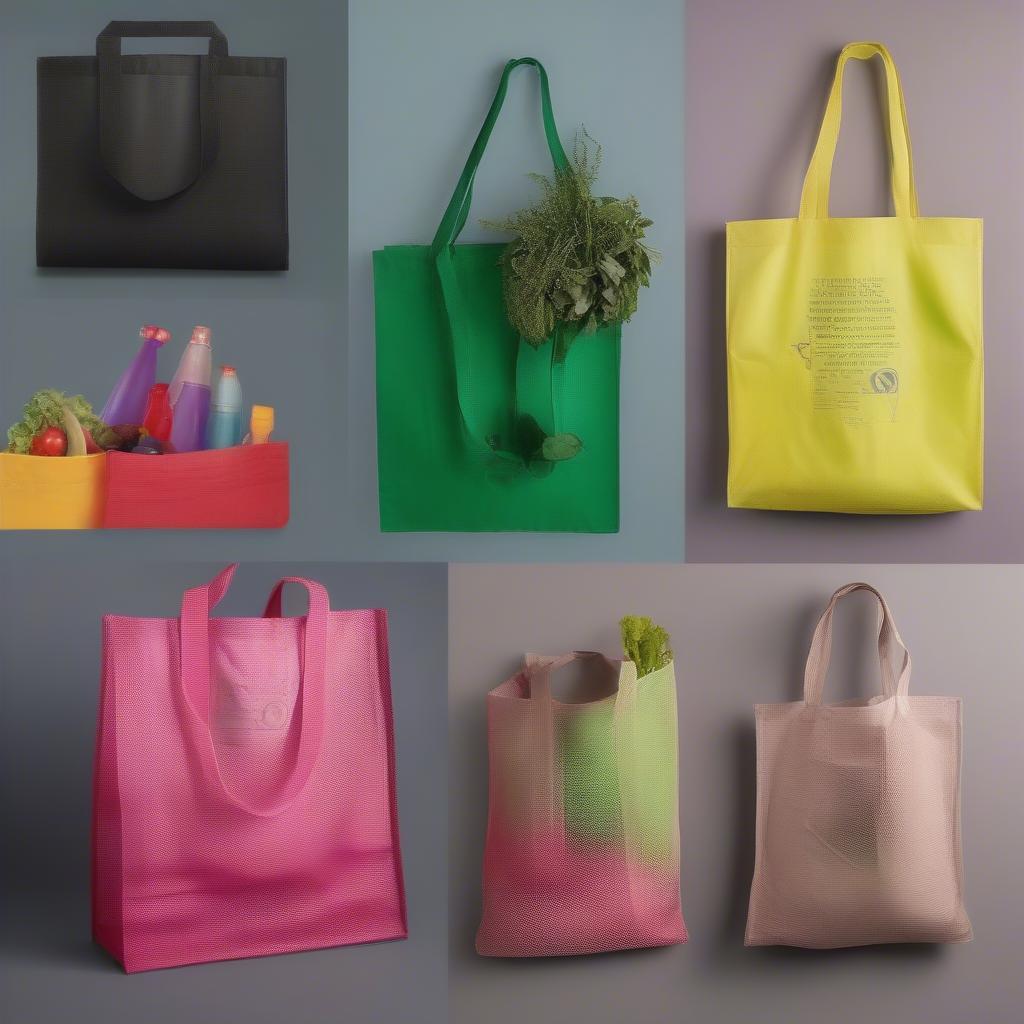 Variety of Eco-Friendly Non-Woven Bags Made from Recyclable PP Spunbond