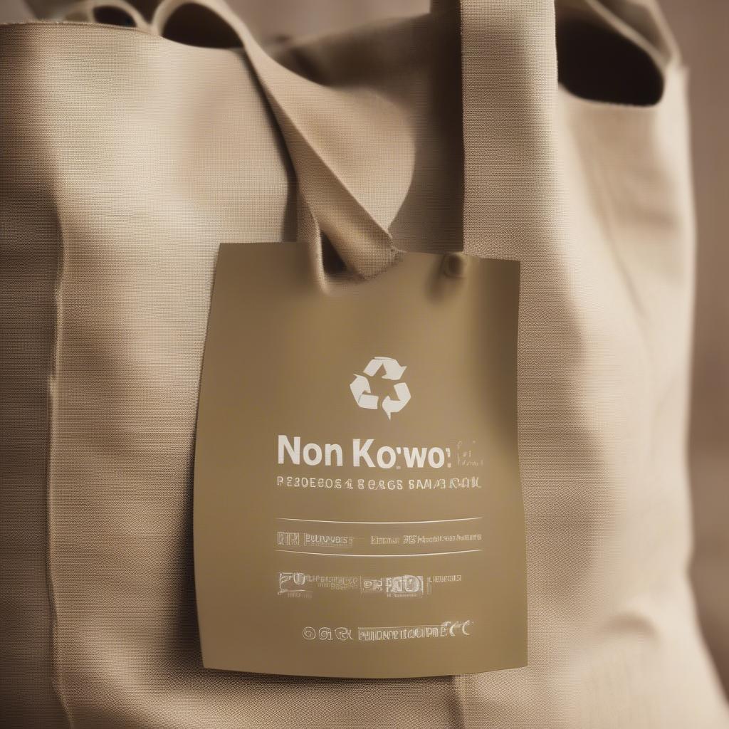 Eco-Friendly Non-Woven Bags with Recycled Content