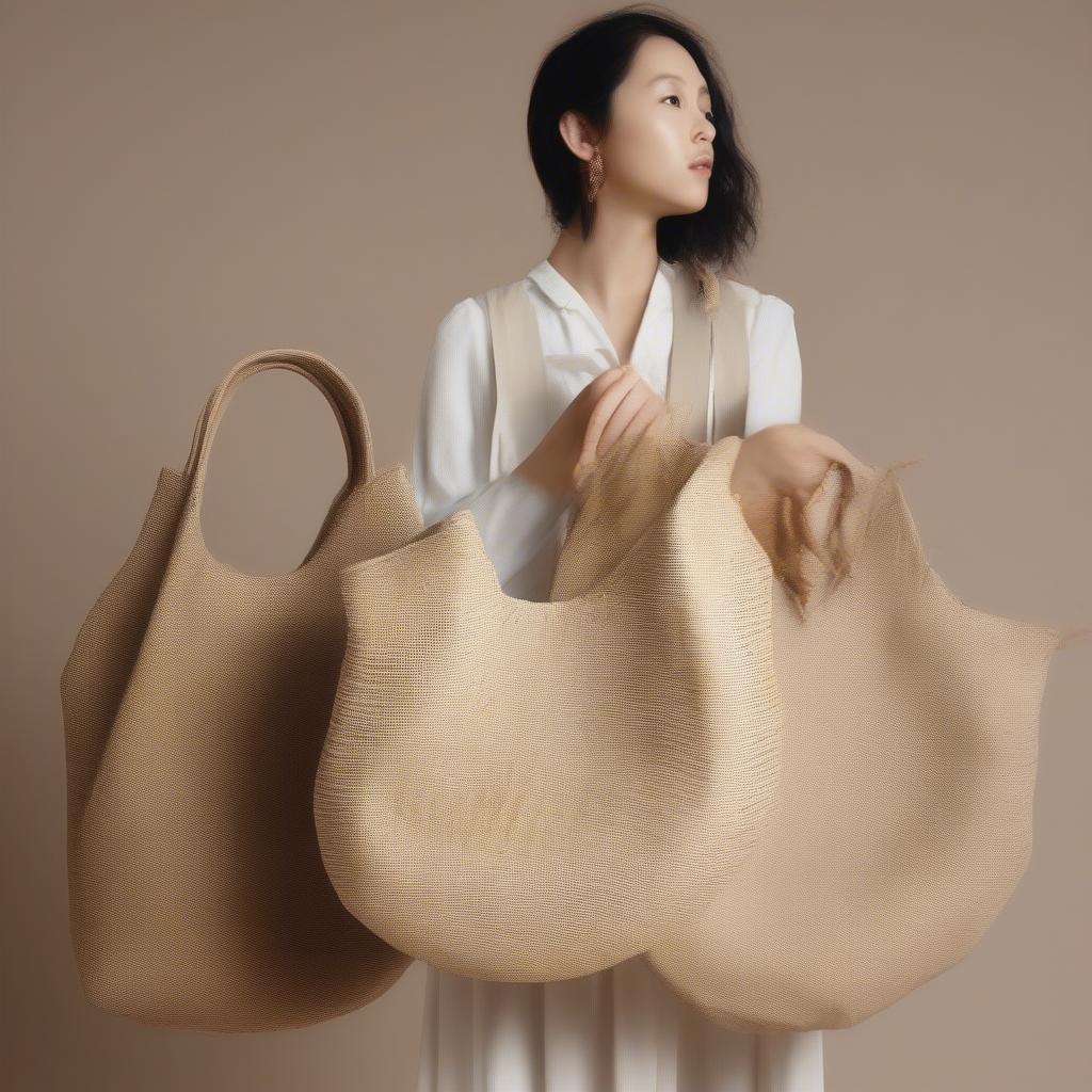 Eco-Friendly Oversize Woven Bags