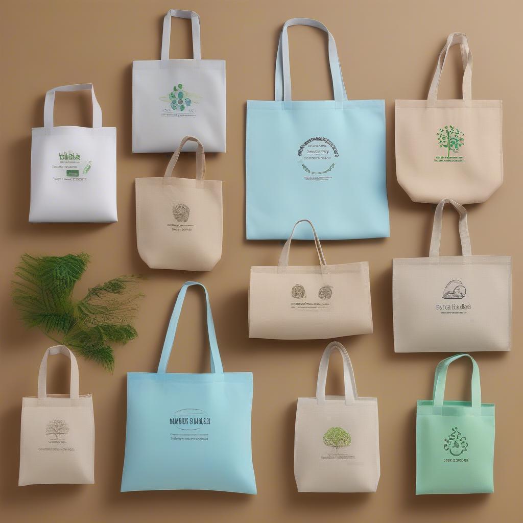 Collection of Eco-Friendly Personalised Non-Woven Bags