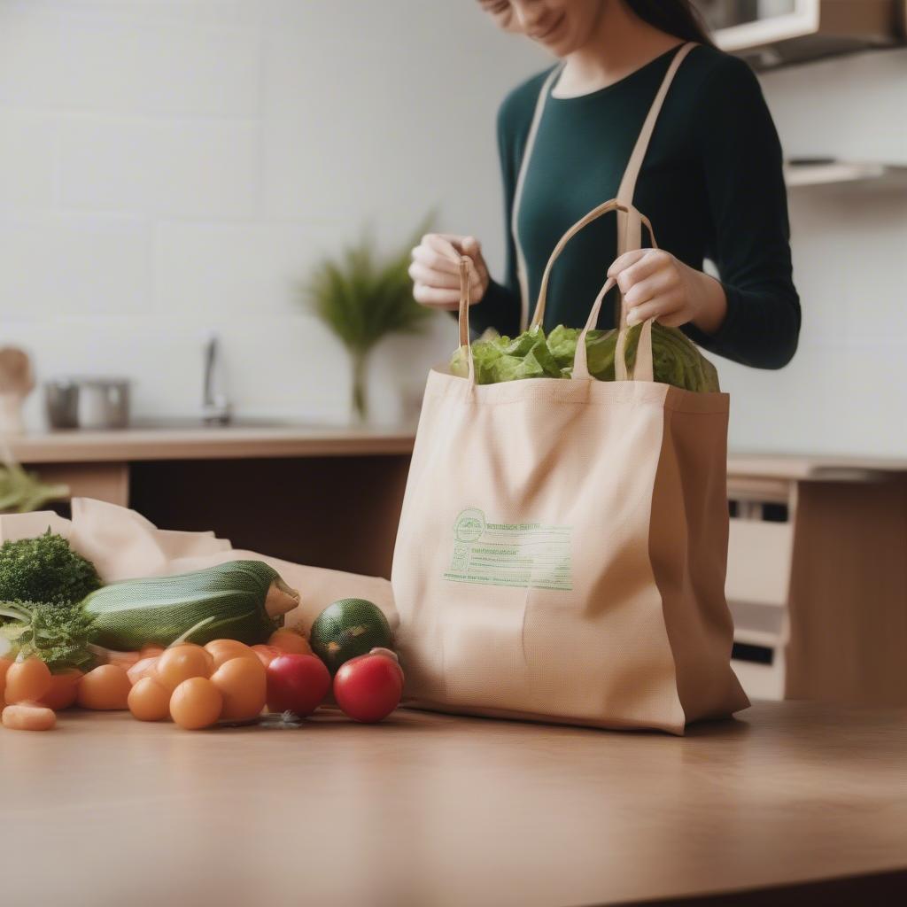 Eco-Friendly Restaurant Non-Woven Bags