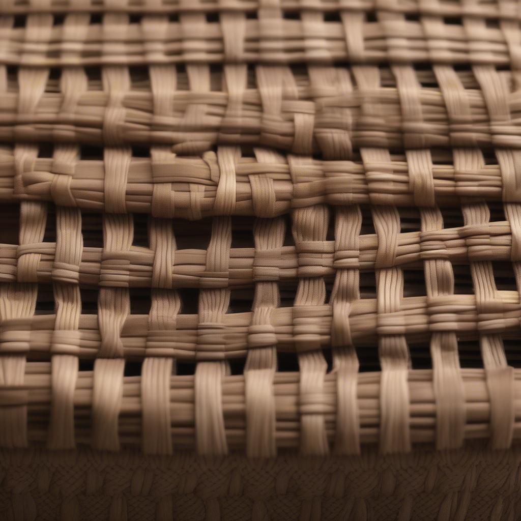 Close-up of an Eli Luca woven bag showcasing the intricate weaving pattern and high-quality materials.