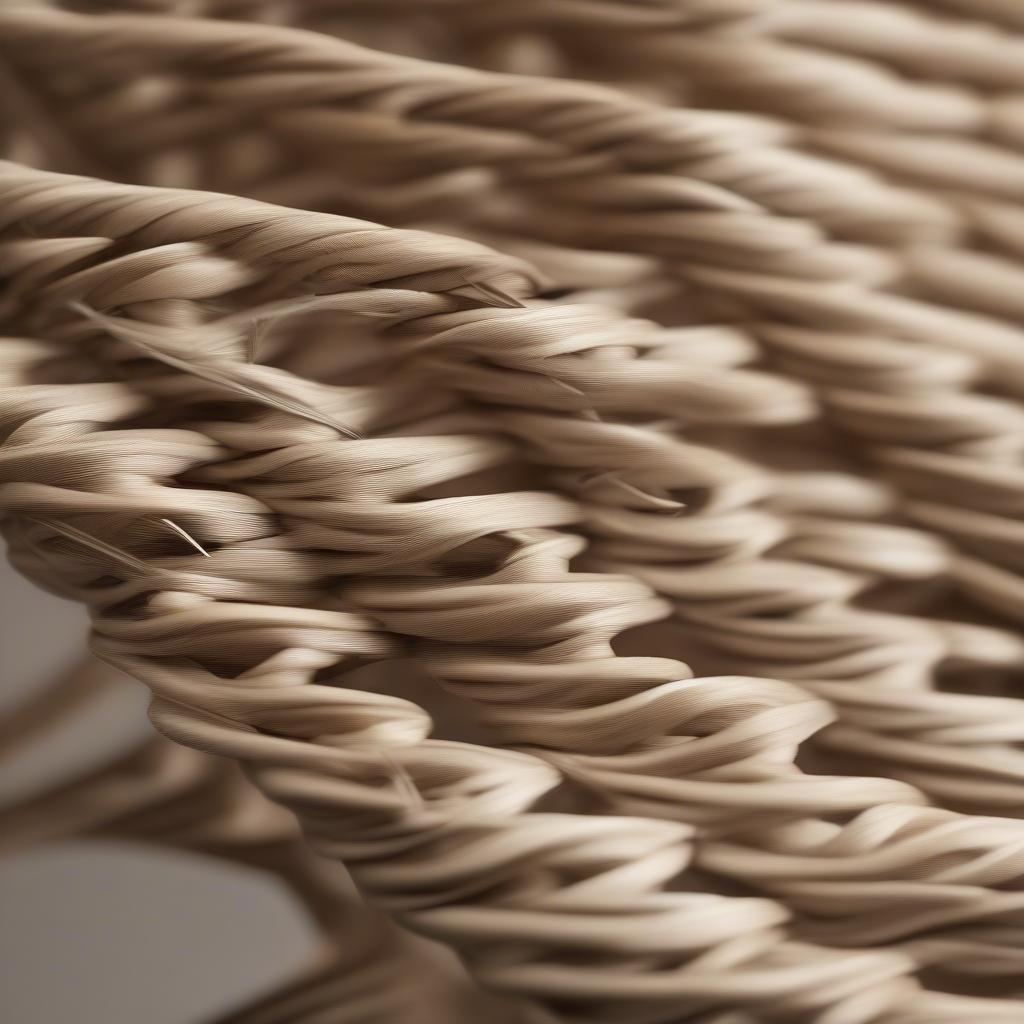 Close-up of the Eric Trine Rod and Weave Chair's Weaving