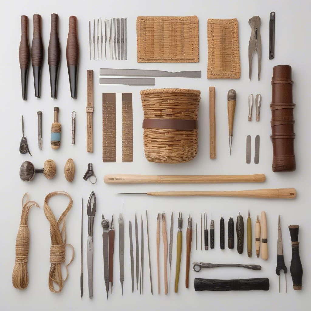 Essential Basket Weaving Tools Kit