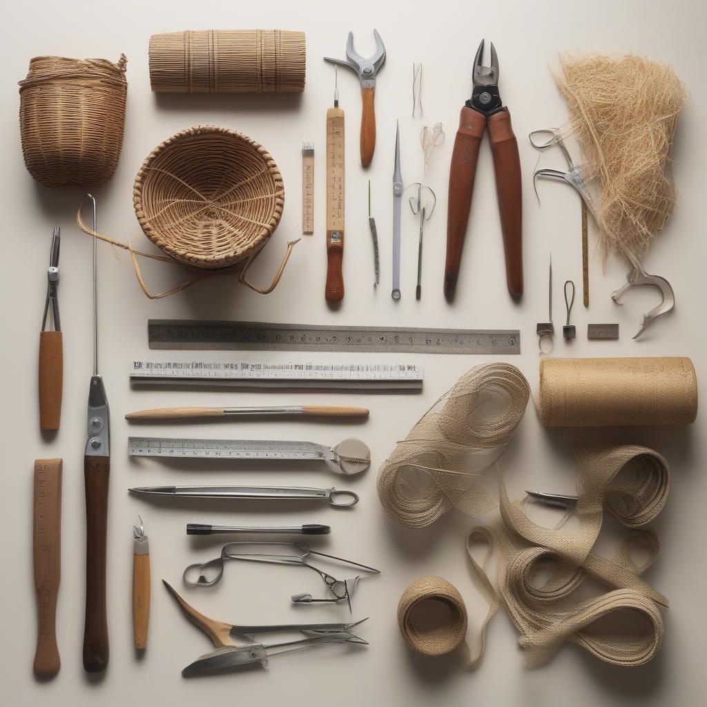 Essential Tools for Crafting Wicker Baskets