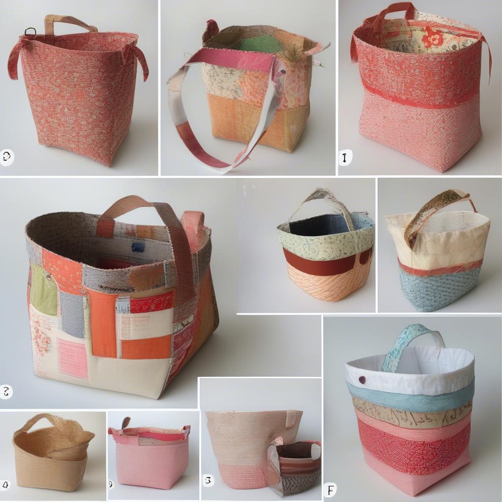 Techniques for sewing fabric baskets