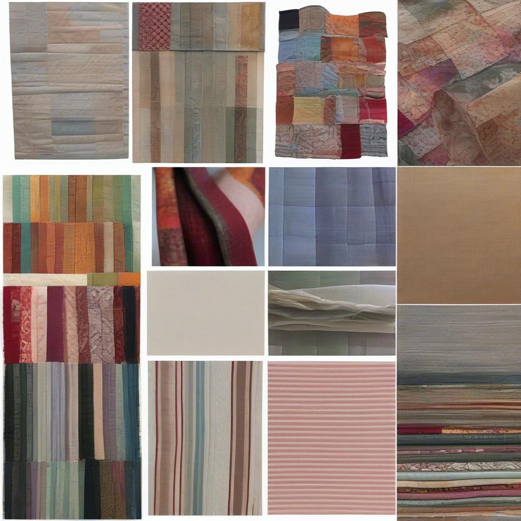 Fabric Selection for Basket Weave String Quilts