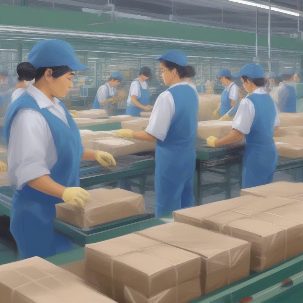 Factory Producing Non-Woven Bags