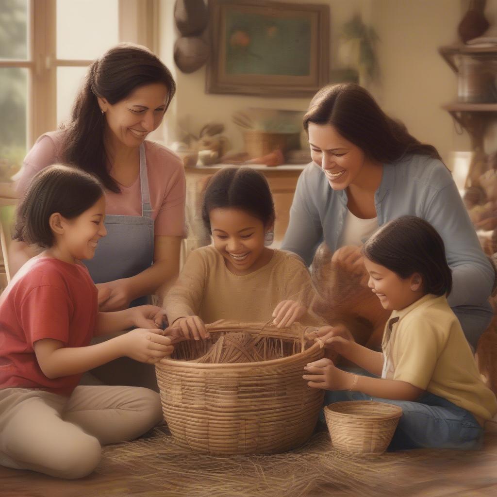 Family Basket Weaving Activity: Bonding and Creating Together