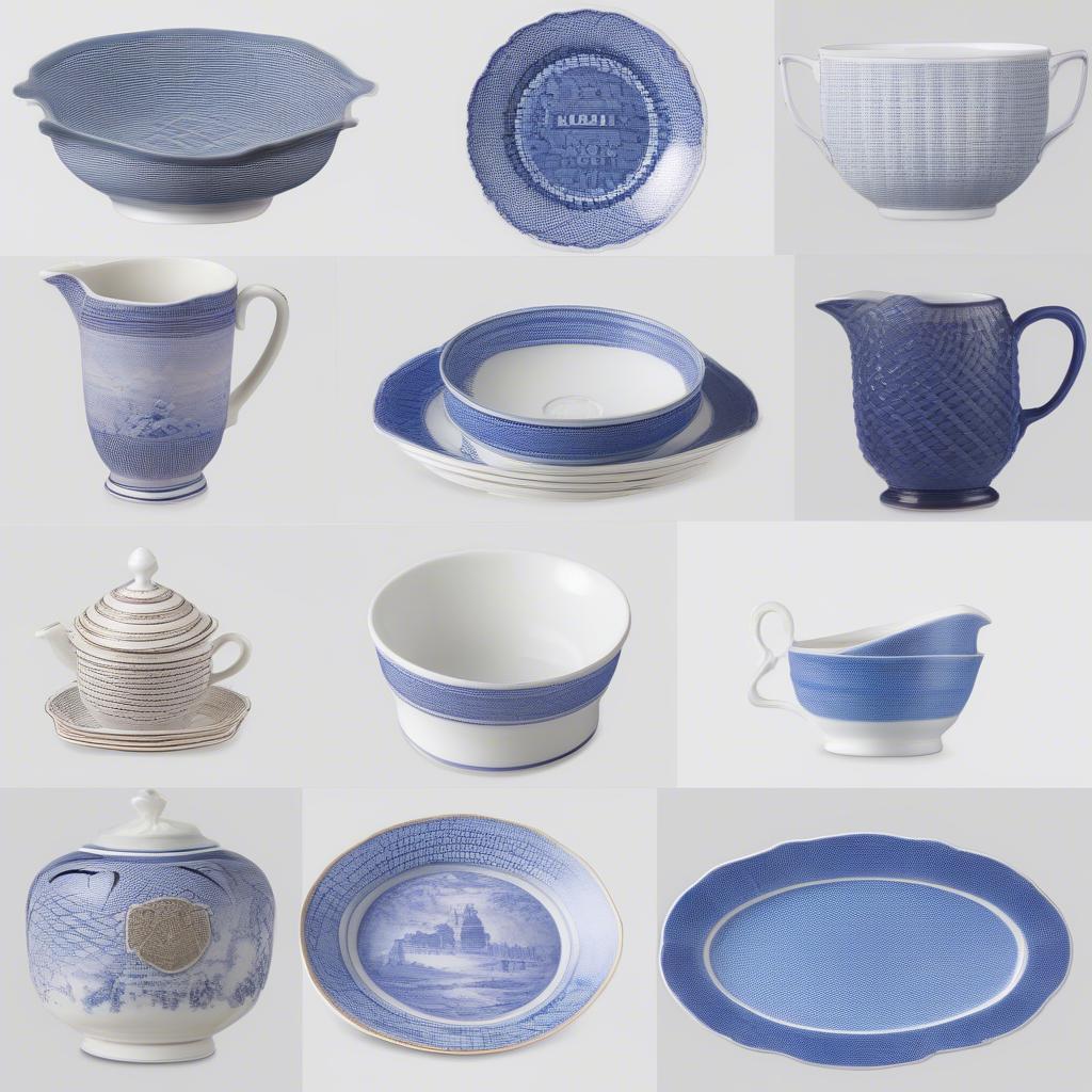 Examples of Basket Weave China from Renowned Manufacturers