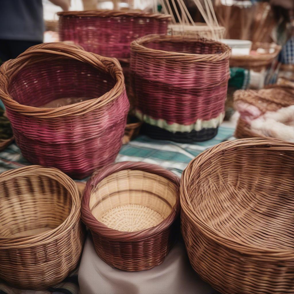 Finding Unique Basket Weaving Materials at Edmonton Farmers Markets