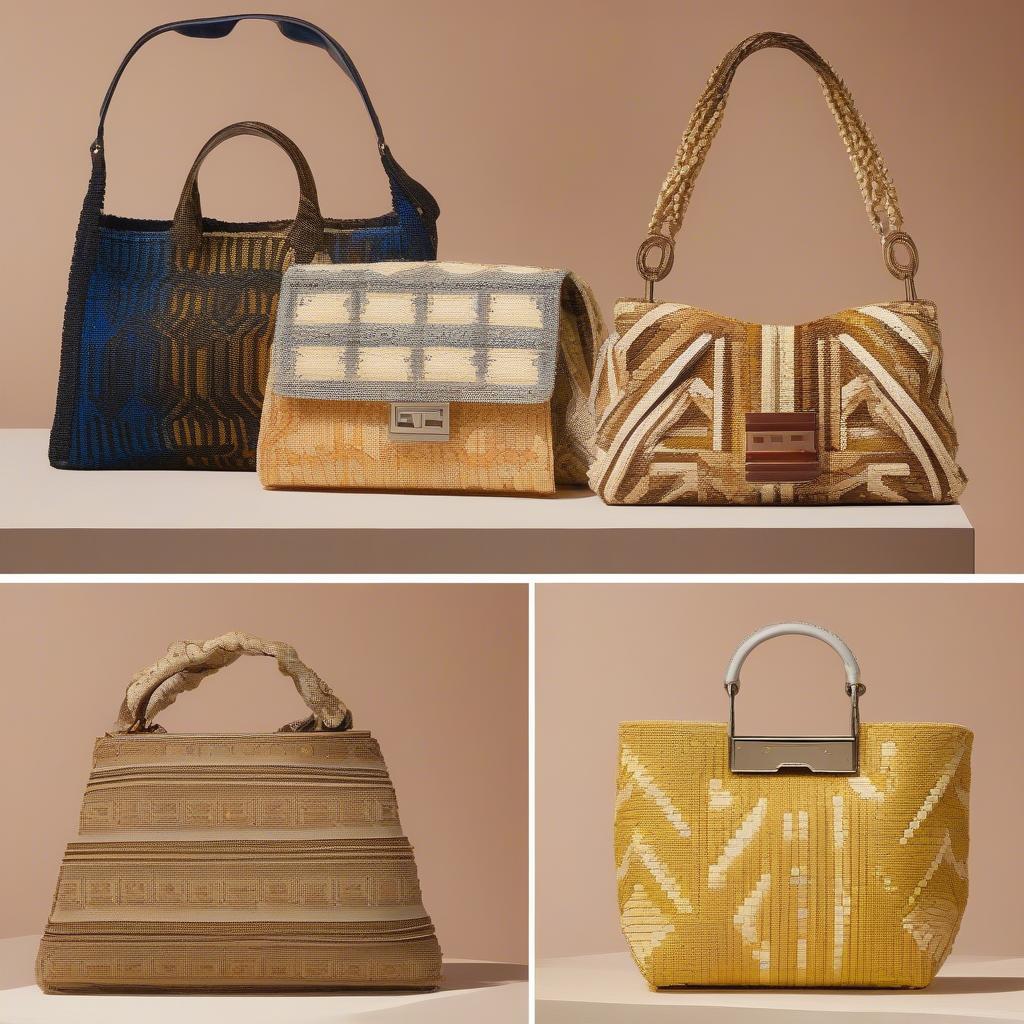 Different Styles of Fendi Woven Bags