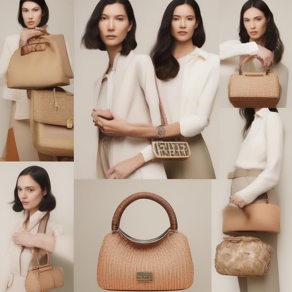 Fendi Woven Straw Bag - Styling Ideas